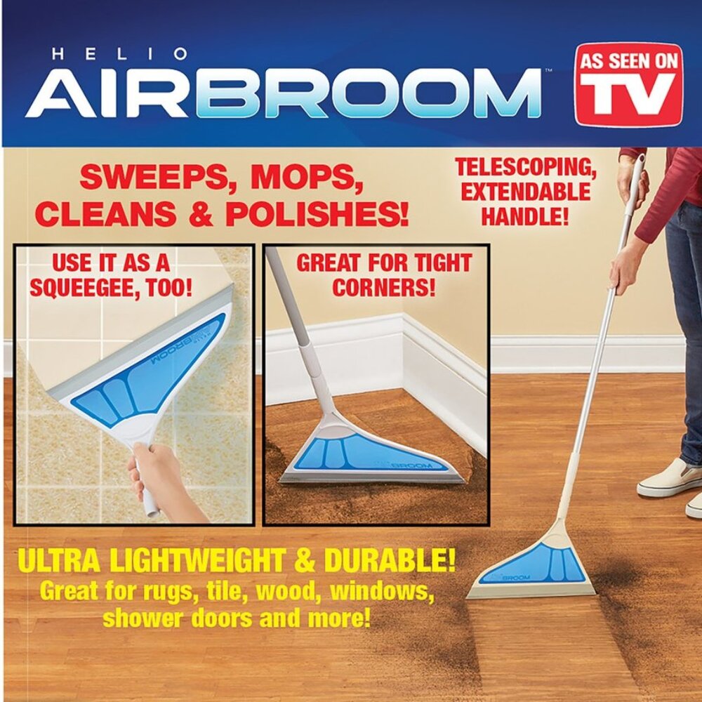 Helio Flexible Silicone Air Broom with Extendable Handle